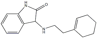 3-{[2-(cyclohex-1-en-1-yl)ethyl]amino}-2,3-dihydro-1H-indol-2-one 구조식 이미지