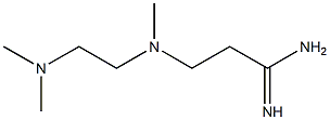 3-{[2-(dimethylamino)ethyl](methyl)amino}propanimidamide Structure