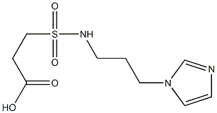 3-{[3-(1H-imidazol-1-yl)propyl]sulfamoyl}propanoic acid 구조식 이미지