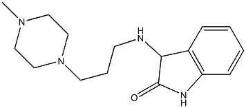 3-{[3-(4-methylpiperazin-1-yl)propyl]amino}-2,3-dihydro-1H-indol-2-one Structure