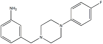 3-{[4-(4-fluorophenyl)piperazin-1-yl]methyl}aniline 구조식 이미지