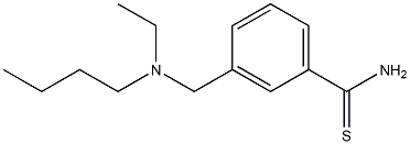 3-{[butyl(ethyl)amino]methyl}benzenecarbothioamide 구조식 이미지
