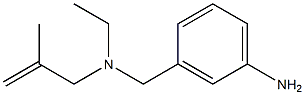 3-{[ethyl(2-methylprop-2-en-1-yl)amino]methyl}aniline Structure