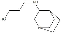 3-{1-azabicyclo[2.2.2]octan-3-ylamino}propan-1-ol 구조식 이미지