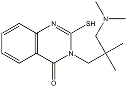 3-{2-[(dimethylamino)methyl]-2-methylpropyl}-2-sulfanyl-3,4-dihydroquinazolin-4-one Structure