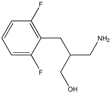 3-amino-2-[(2,6-difluorophenyl)methyl]propan-1-ol 구조식 이미지
