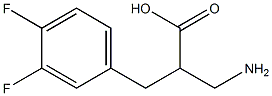 3-amino-2-[(3,4-difluorophenyl)methyl]propanoic acid Structure