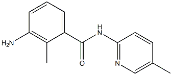 3-amino-2-methyl-N-(5-methylpyridin-2-yl)benzamide 구조식 이미지