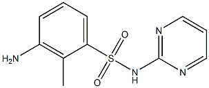 3-amino-2-methyl-N-(pyrimidin-2-yl)benzene-1-sulfonamide 구조식 이미지