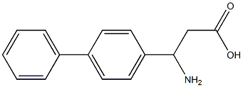 3-amino-3-(1,1'-biphenyl-4-yl)propanoic acid Structure