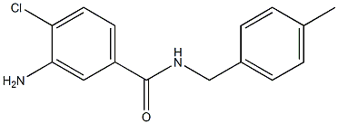 3-amino-4-chloro-N-(4-methylbenzyl)benzamide Structure