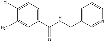 3-amino-4-chloro-N-(pyridin-3-ylmethyl)benzamide 구조식 이미지