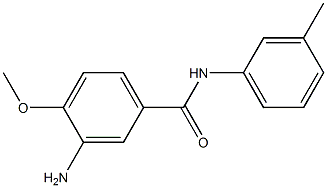 3-amino-4-methoxy-N-(3-methylphenyl)benzamide Structure