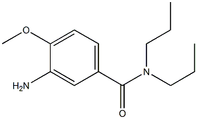 3-amino-4-methoxy-N,N-dipropylbenzamide 구조식 이미지