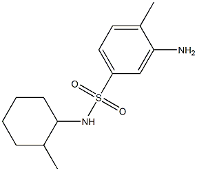 3-amino-4-methyl-N-(2-methylcyclohexyl)benzene-1-sulfonamide 구조식 이미지