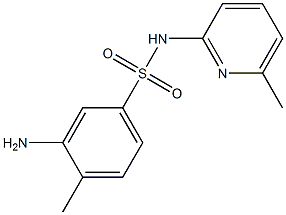 3-amino-4-methyl-N-(6-methylpyridin-2-yl)benzene-1-sulfonamide 구조식 이미지