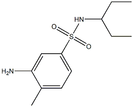 3-amino-4-methyl-N-(pentan-3-yl)benzene-1-sulfonamide 구조식 이미지