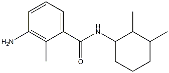 3-amino-N-(2,3-dimethylcyclohexyl)-2-methylbenzamide 구조식 이미지