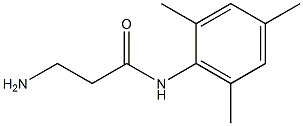 3-amino-N-(2,4,6-trimethylphenyl)propanamide 구조식 이미지