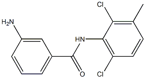 3-amino-N-(2,6-dichloro-3-methylphenyl)benzamide 구조식 이미지