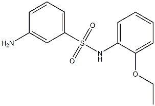 3-amino-N-(2-ethoxyphenyl)benzene-1-sulfonamide 구조식 이미지