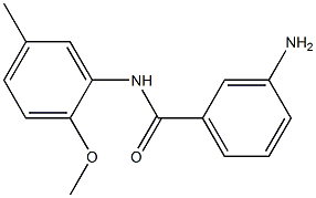 3-amino-N-(2-methoxy-5-methylphenyl)benzamide Structure