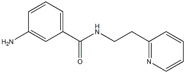 3-amino-N-(2-pyridin-2-ylethyl)benzamide Structure