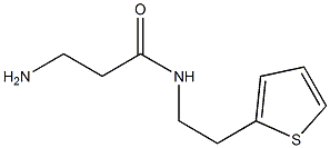 3-amino-N-(2-thien-2-ylethyl)propanamide Structure