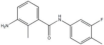 3-amino-N-(3-fluoro-4-methylphenyl)-2-methylbenzamide Structure