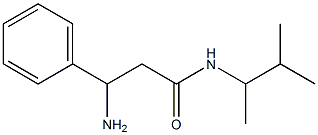 3-amino-N-(3-methylbutan-2-yl)-3-phenylpropanamide 구조식 이미지