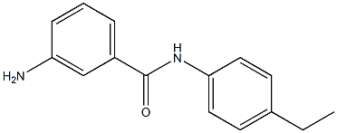 3-amino-N-(4-ethylphenyl)benzamide Structure