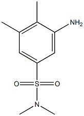 3-amino-N,N,4,5-tetramethylbenzene-1-sulfonamide 구조식 이미지