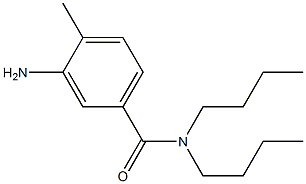 3-amino-N,N-dibutyl-4-methylbenzamide 구조식 이미지