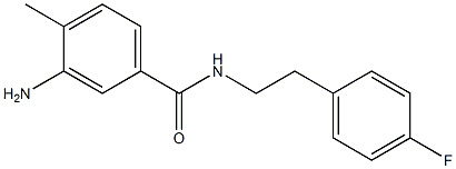 3-amino-N-[2-(4-fluorophenyl)ethyl]-4-methylbenzamide Structure