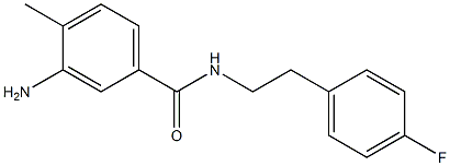 3-amino-N-[2-(4-fluorophenyl)ethyl]-4-methylbenzamide 구조식 이미지