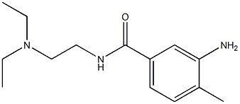 3-amino-N-[2-(diethylamino)ethyl]-4-methylbenzamide 구조식 이미지