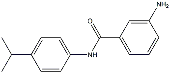 3-amino-N-[4-(propan-2-yl)phenyl]benzamide Structure