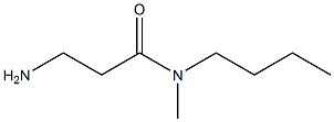 3-amino-N-butyl-N-methylpropanamide Structure