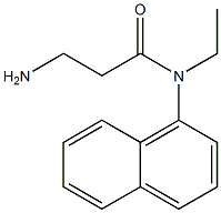 3-amino-N-ethyl-N-(naphthalen-1-yl)propanamide 구조식 이미지