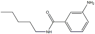 3-amino-N-pentylbenzamide 구조식 이미지