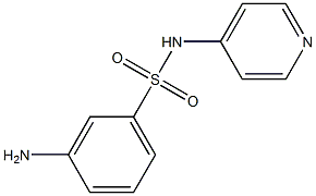 3-amino-N-pyridin-4-ylbenzenesulfonamide 구조식 이미지