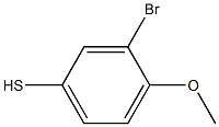 3-bromo-4-methoxybenzene-1-thiol 구조식 이미지