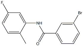 3-bromo-N-(5-fluoro-2-methylphenyl)benzamide 구조식 이미지
