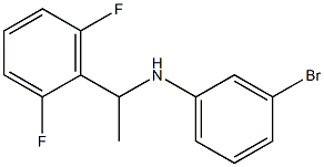 3-bromo-N-[1-(2,6-difluorophenyl)ethyl]aniline 구조식 이미지