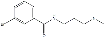 3-bromo-N-[3-(dimethylamino)propyl]benzamide Structure