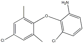 3-chloro-2-(4-chloro-2,6-dimethylphenoxy)aniline Structure