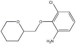 3-chloro-2-(oxan-2-ylmethoxy)aniline Structure