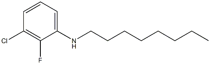 3-chloro-2-fluoro-N-octylaniline Structure