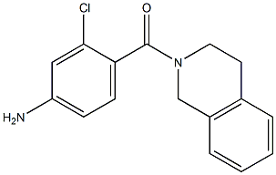 3-chloro-4-(3,4-dihydroisoquinolin-2(1H)-ylcarbonyl)aniline Structure