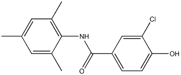 3-chloro-4-hydroxy-N-(2,4,6-trimethylphenyl)benzamide 구조식 이미지